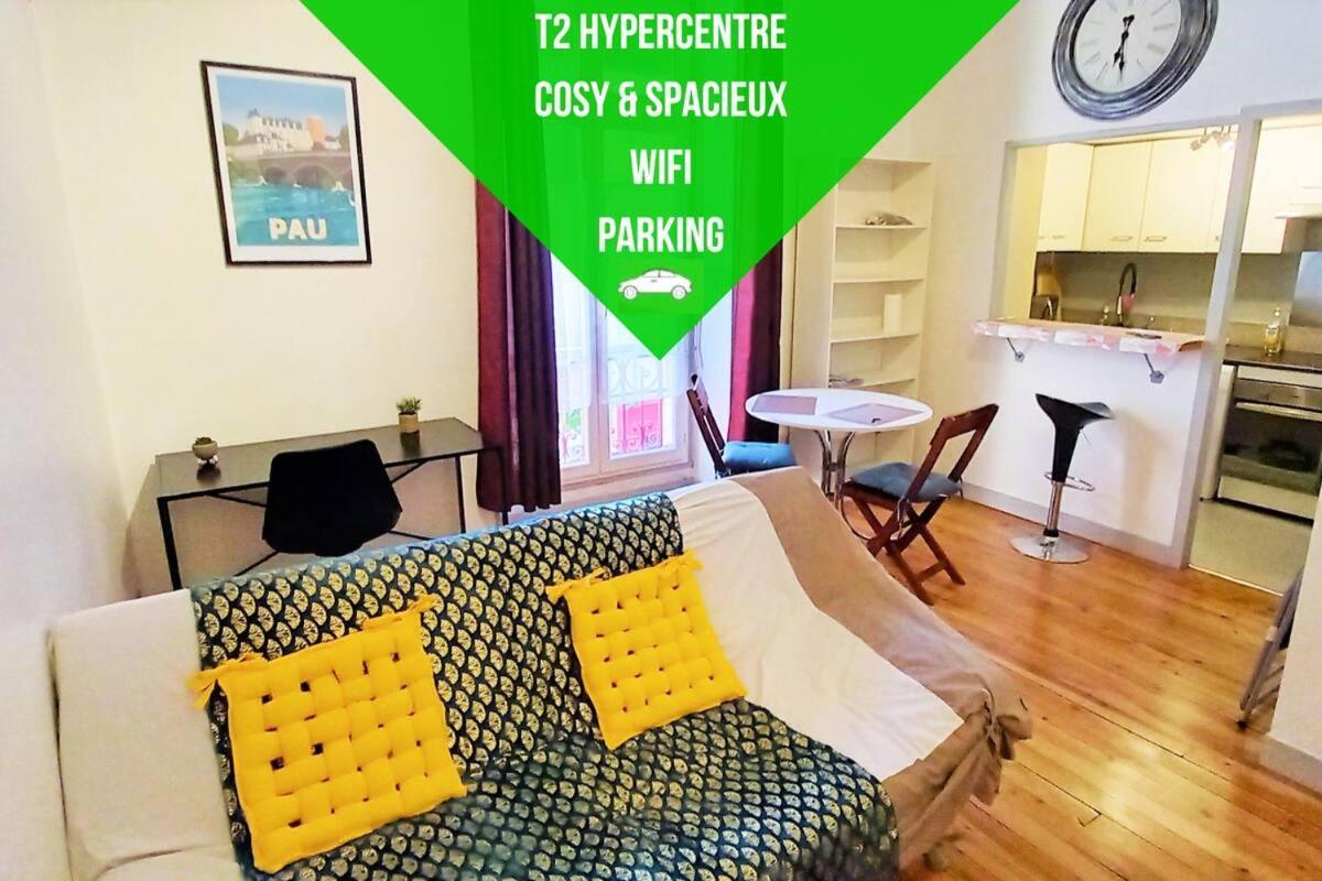 Le Gambetta T2 Cosy Hypercentre Wifi Fibre Avec Parking Daire Pau Dış mekan fotoğraf